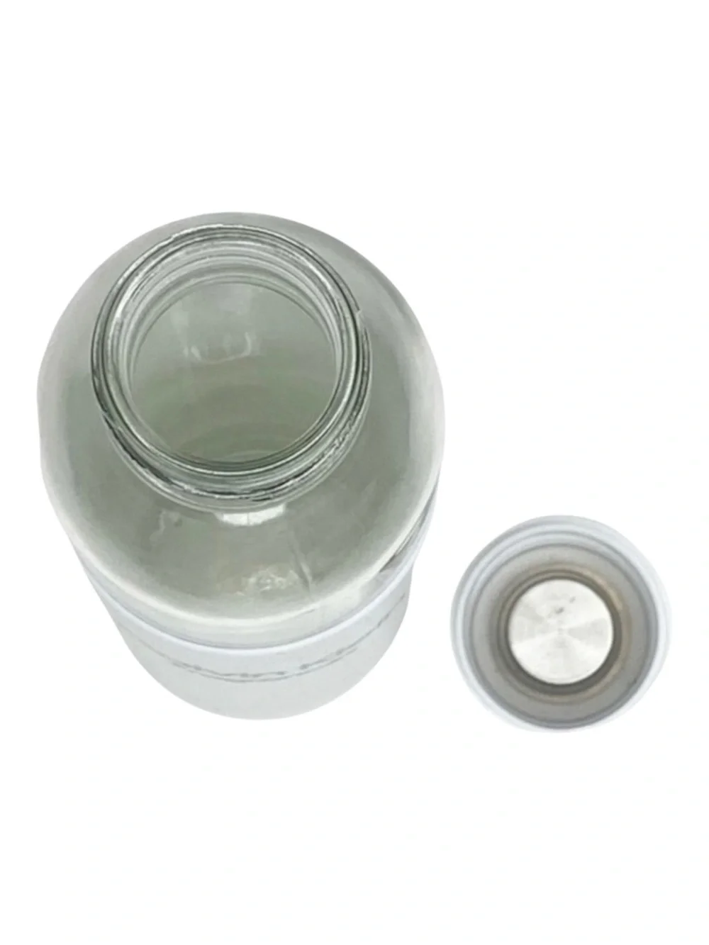 new Calvin Klein ⍟ Logo Reusable Water Bottle ⍟ Soft Sleeve Metal Stopper ⍟ CK ⍟